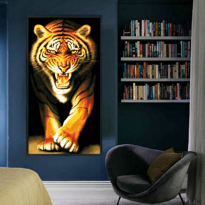 King Of Beasts - 14CT Counted Cross Stitch 45*84CM(Joy Sunday)