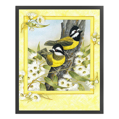 Yellow-Bellied Tit - 11CT Counted Cross Stitch 40*50CM