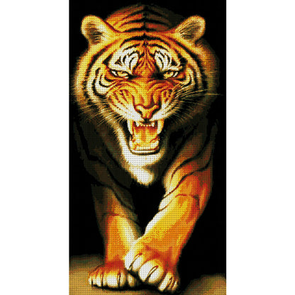 King Of Beasts - 14CT Counted Cross Stitch 45*84CM(Joy Sunday)