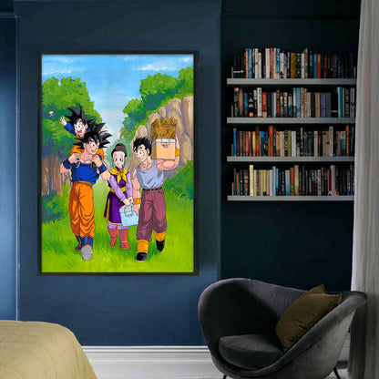 Dragon Ball - 11CT Stamped Cross Stitch 50*70CM