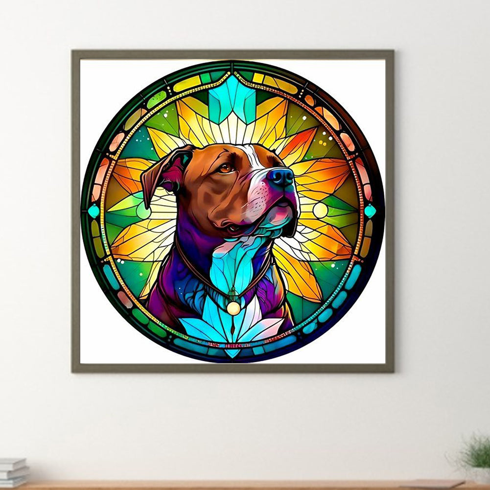 Puppy - Full Round Drill Diamond Painting 30*30CM