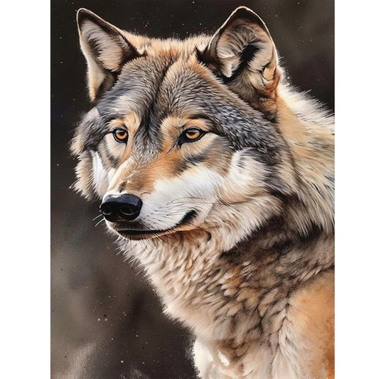 Wolf - Full Round Drill Diamond Painting 30*40CM