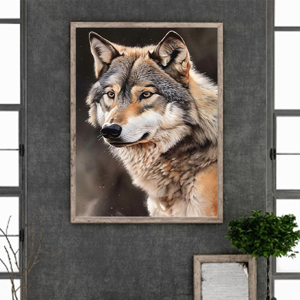 Wolf - Full Round Drill Diamond Painting 30*40CM