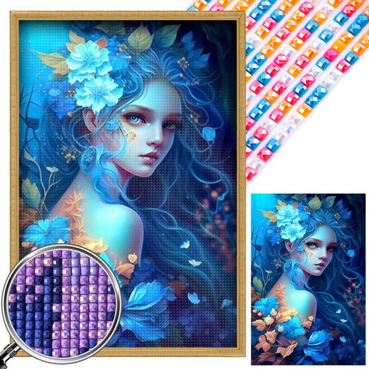 Flower Fairy - Full AB Drill Square Diamond Painting 40*60CM