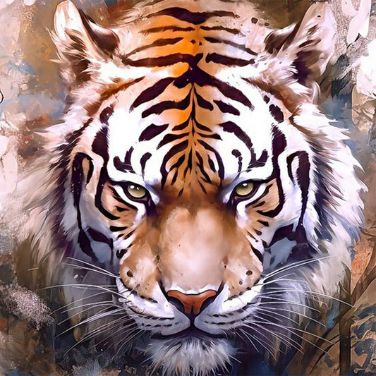 Tiger - Full Round Drill Diamond Painting 30*30CM