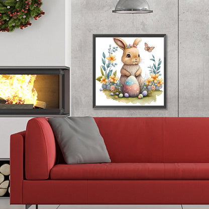 Rabbit - Full Round Drill Diamond Painting 30*30CM