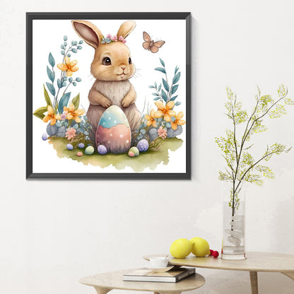 Rabbit - Full Round Drill Diamond Painting 30*30CM