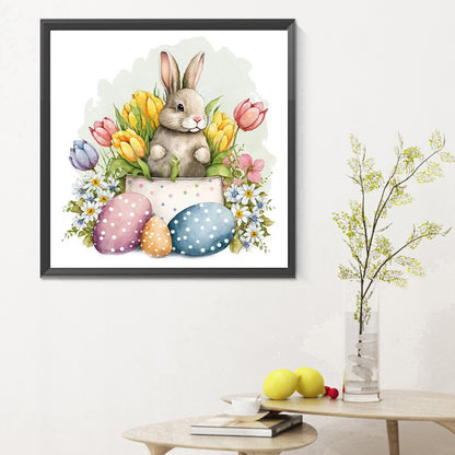 Rabbit - Full Round Drill Diamond Painting 30*30CM