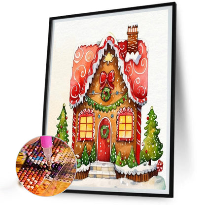 Candy House - Full Round Drill Diamond Painting 40*50CM