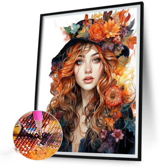 Witch - Full Round Drill Diamond Painting 40*50CM