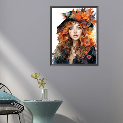 Witch - Full Round Drill Diamond Painting 40*50CM
