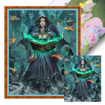 Sorceress - 11CT Stamped Cross Stitch 40*50CM