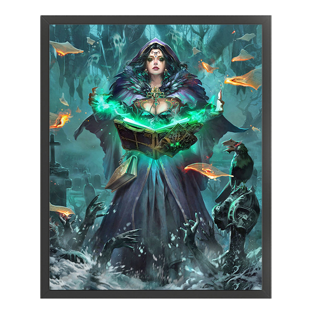 Sorceress - 11CT Stamped Cross Stitch 40*50CM