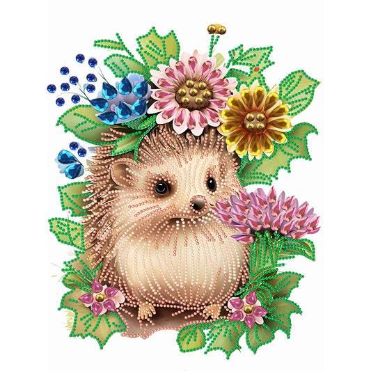 Hedgehog - Special Shaped Drill Diamond Painting 30*40CM