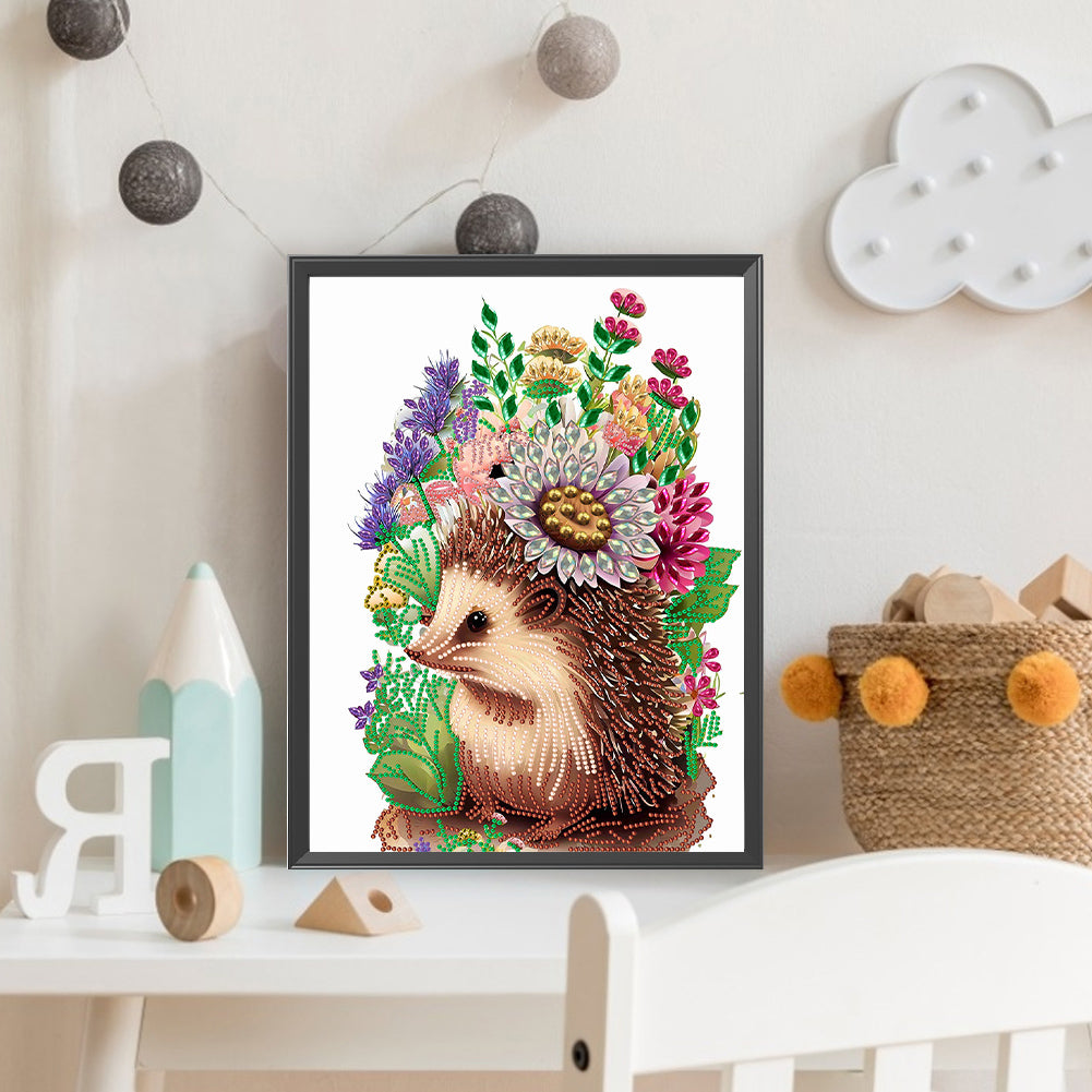 Hedgehog - Special Shaped Drill Diamond Painting 30*40CM