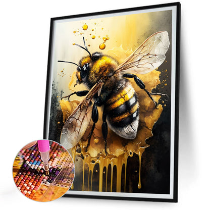 Bee - Full Round Drill Diamond Painting 30*40CM