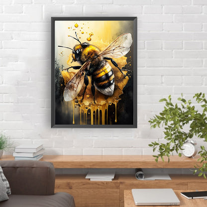 Bee - Full Round Drill Diamond Painting 30*40CM