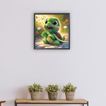 Little Turtle - Full Round Drill Diamond Painting 30*30CM