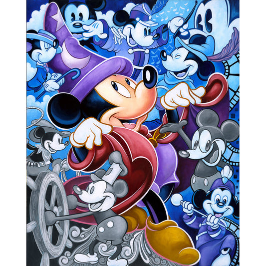 Mickey Mouse - Full Round Drill Diamond Painting 40*50CM