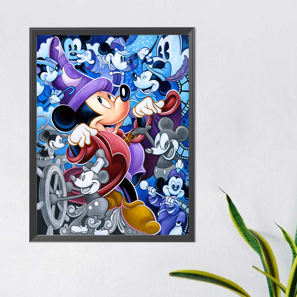 Mickey Mouse - Full Round Drill Diamond Painting 40*50CM