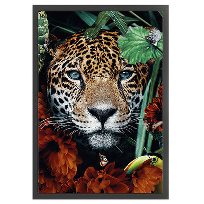 Leopard - 11CT Stamped Cross Stitch 40*60CM