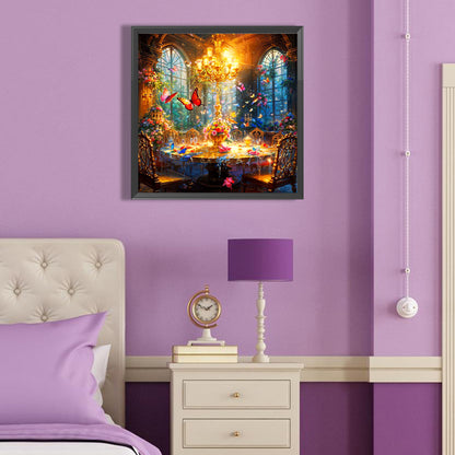 Serenity Fluorescent Before Meal - Full Round Drill Diamond Painting 40*40CM
