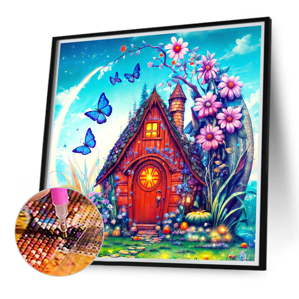 Tranquility Cottage - Full Round Drill Diamond Painting 40*40CM