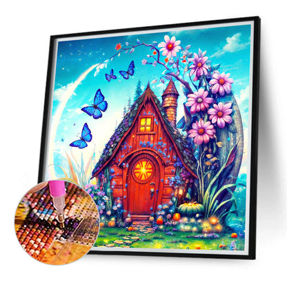 Tranquility Cottage - Full Round Drill Diamond Painting 40*40CM