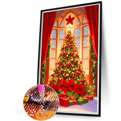 Christmas Model Christmas Tree And Gifts - Full Round Drill Diamond Painting 40*60CM