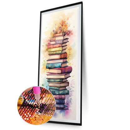 Book Ladder - Full Round Drill Diamond Painting 30*70CM