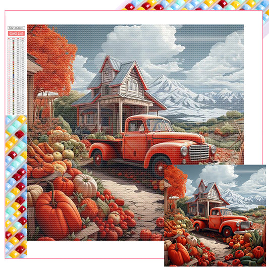 Autumn Harvest - Full Square Drill Diamond Painting 40*40CM