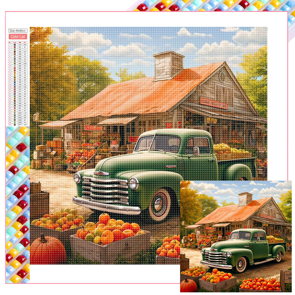 Autumn Harvest - Full Square Drill Diamond Painting 40*40CM