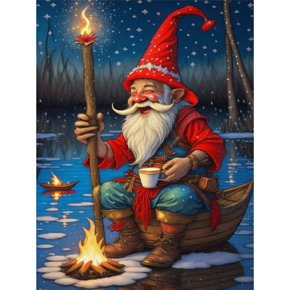 Santa Claus - Full Round Drill Diamond Painting 30*40CM