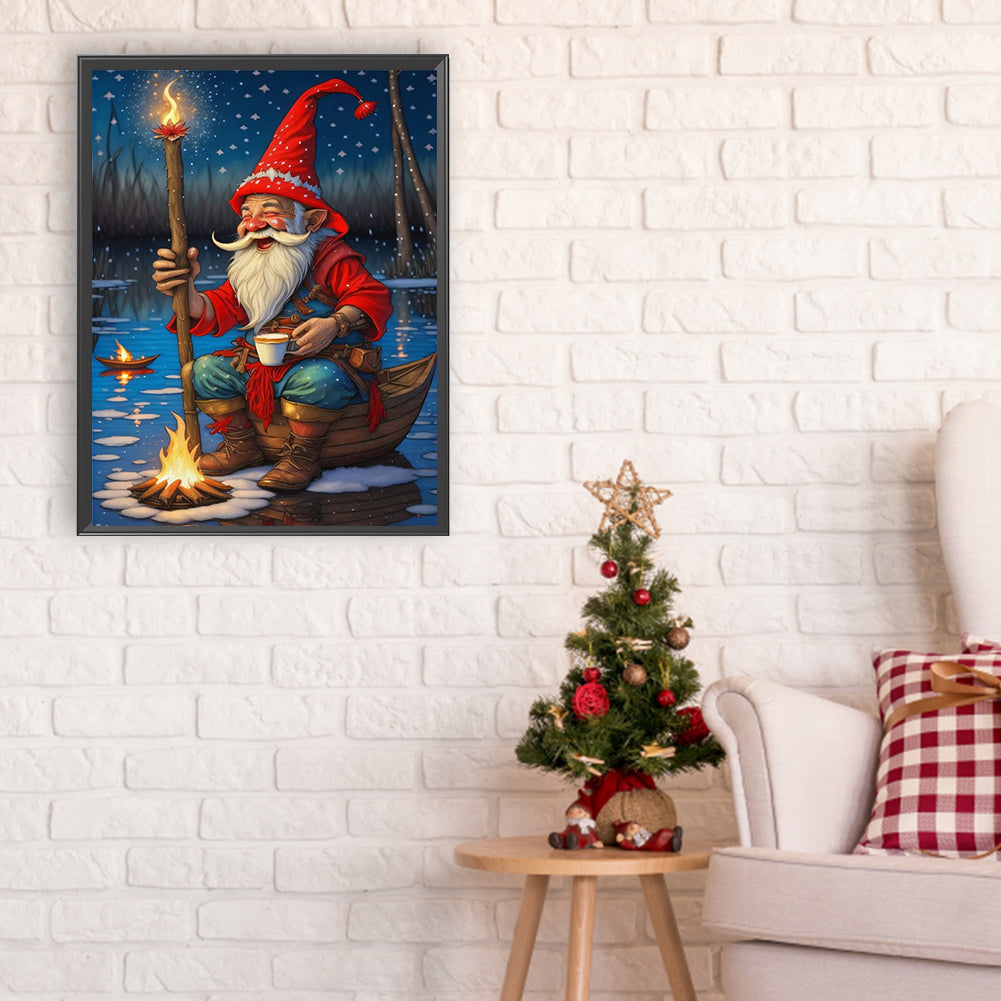 Santa Claus - Full Round Drill Diamond Painting 30*40CM