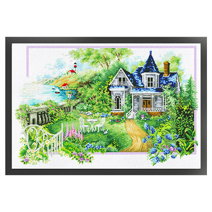 Four Seasons Home - Summer - 11CT Stamped Cross Stitch 85*60CM£¨Spring£©