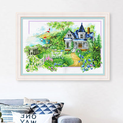 Four Seasons Home - Summer - 11CT Stamped Cross Stitch 85*60CM£¨Spring£©