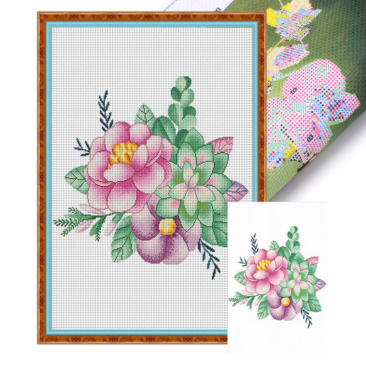 Dream Garden 2 - 11CT Stamped Cross Stitch 50*75CM£¨Spring£©