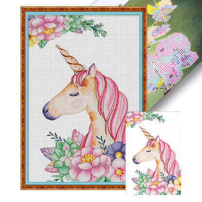 Dream Garden 3 - 11CT Stamped Cross Stitch 50*75CM£¨Spring£©