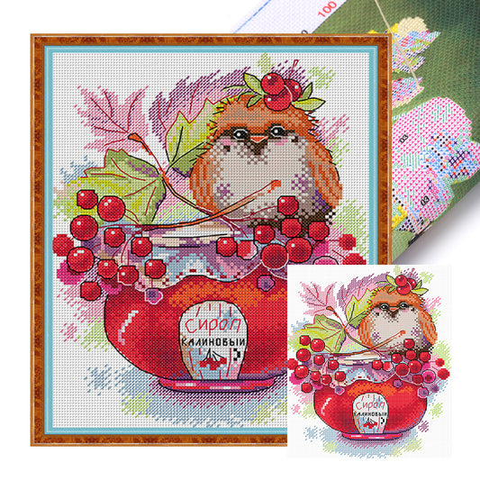 Jam Bird 1 - 11CT Stamped Cross Stitch 35*37CM£¨Spring£©