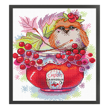 Jam Bird 1 - 11CT Stamped Cross Stitch 35*37CM£¨Spring£©