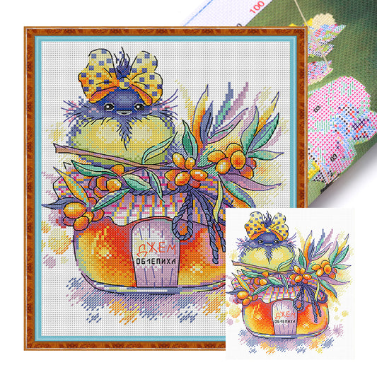 Jam Bird 2 - 11CT Stamped Cross Stitch 35*37CM£¨Spring£©