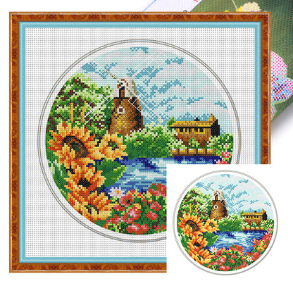 Summer - 11CT Stamped Cross Stitch 35*35CM£¨Spring£©