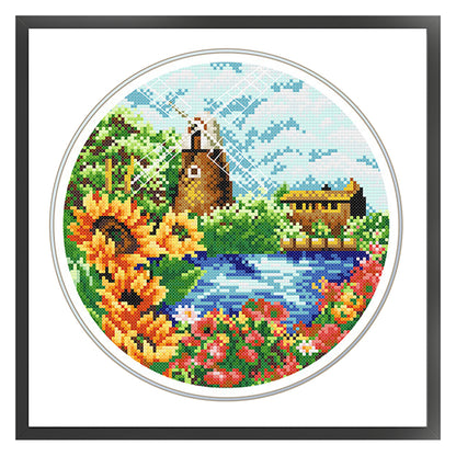 Summer - 11CT Stamped Cross Stitch 35*35CM£¨Spring£©