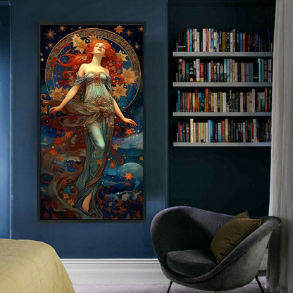 Goddess - 11CT Stamped Cross Stitch 50*90CM