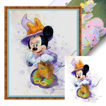 Disney Character Minnie - 11CT Stamped Cross Stitch 40*50CM