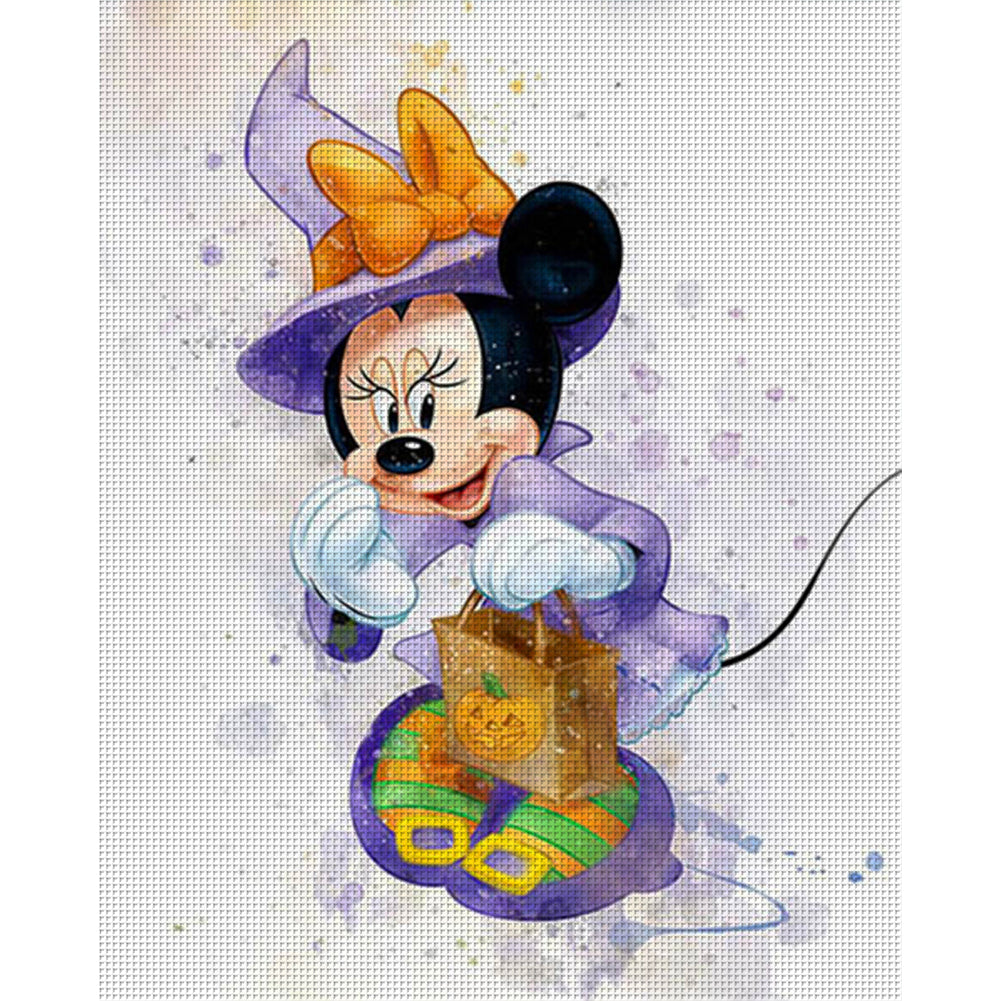 Disney Character Minnie - 11CT Stamped Cross Stitch 40*50CM