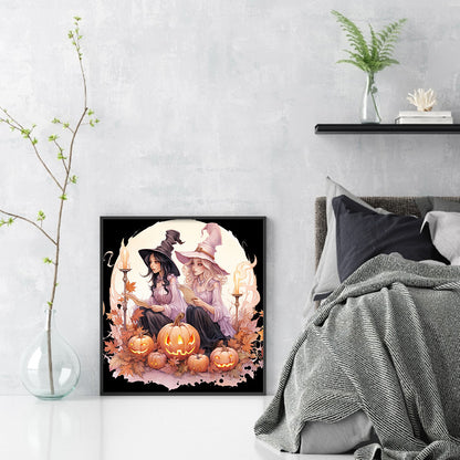 Halloween Witch - 11CT Stamped Cross Stitch 50*55CM