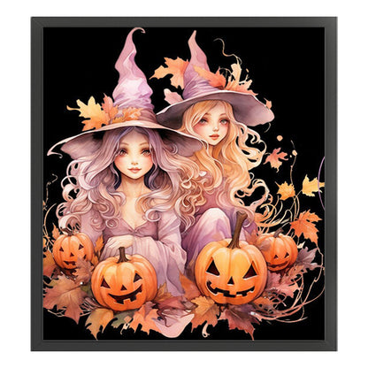 Halloween Witch - 11CT Stamped Cross Stitch 50*55CM