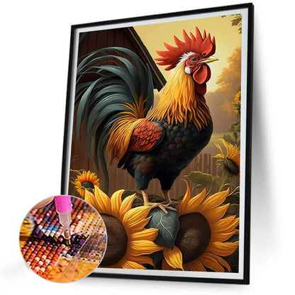 Rooster - Full Round Drill Diamond Painting 30*40CM