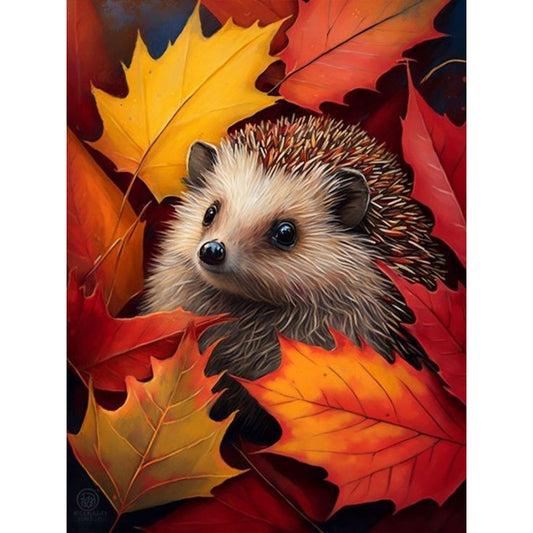 Hedgehog - Full Round Drill Diamond Painting 30*40CM